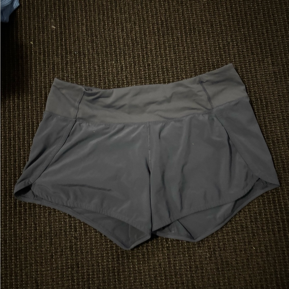Grey Lululemon booty shorts